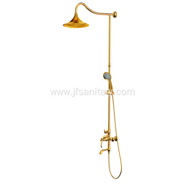 Bathroom Golden Rain Shower Set